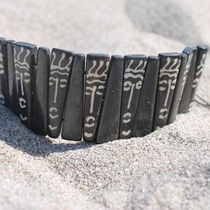 Wooden  Tribal Faces Bracelets